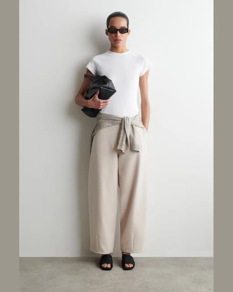 COS Hose Mit Barrel-Bein Beige