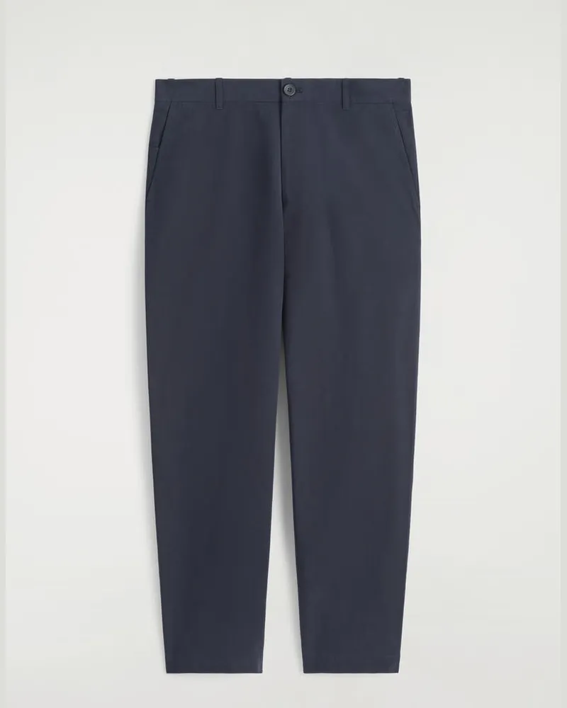 COS Chinohose Aus Baumwolle Mit Geradem Bein Blau