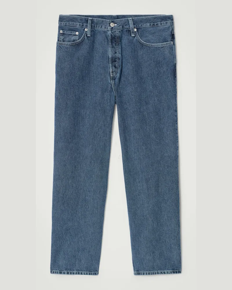 COS Rider Jeans Mit Geradem Bein Blau