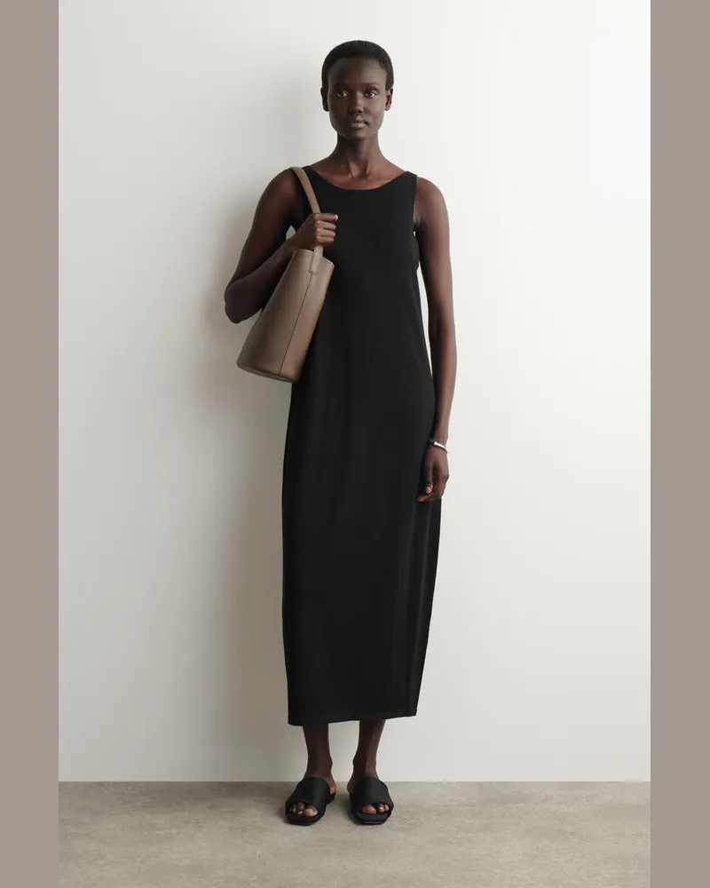 COS Paradigm Mini Tote Bag - Leder Braun