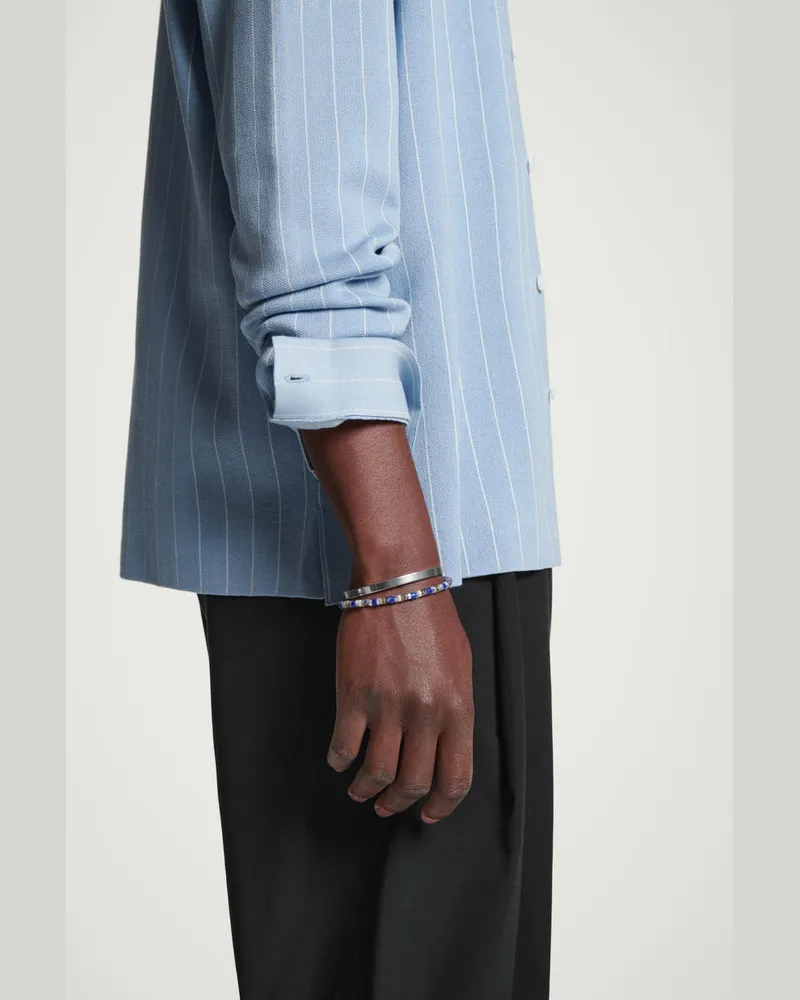 COS Armband Aus Halbedelsteinen Silberfarben