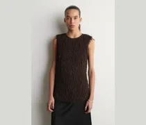 Strickoberteil Mit Fransen