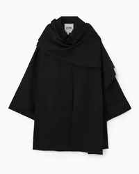 COS Oversized-Trenchcoat Mit Schaldetail Schwarz