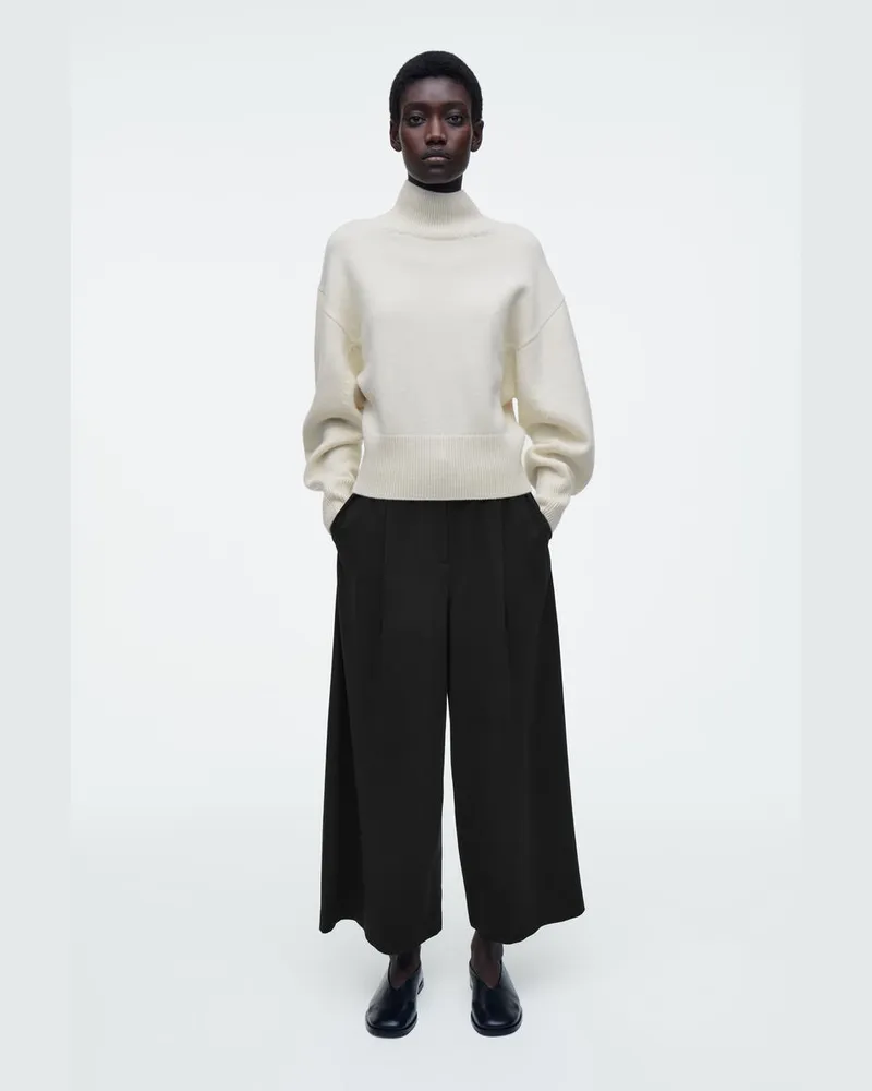 COS Kürzere Hose Mit Weitem Bein Blau