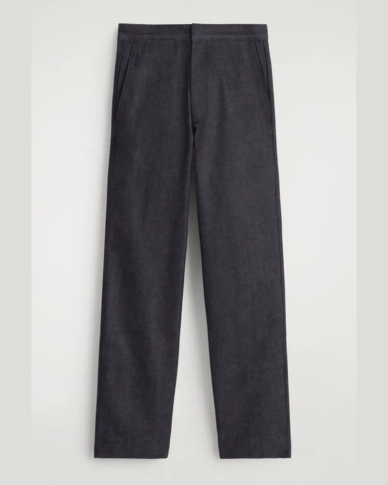 COS Hose Aus Denim Mit Geradem Bein Blau