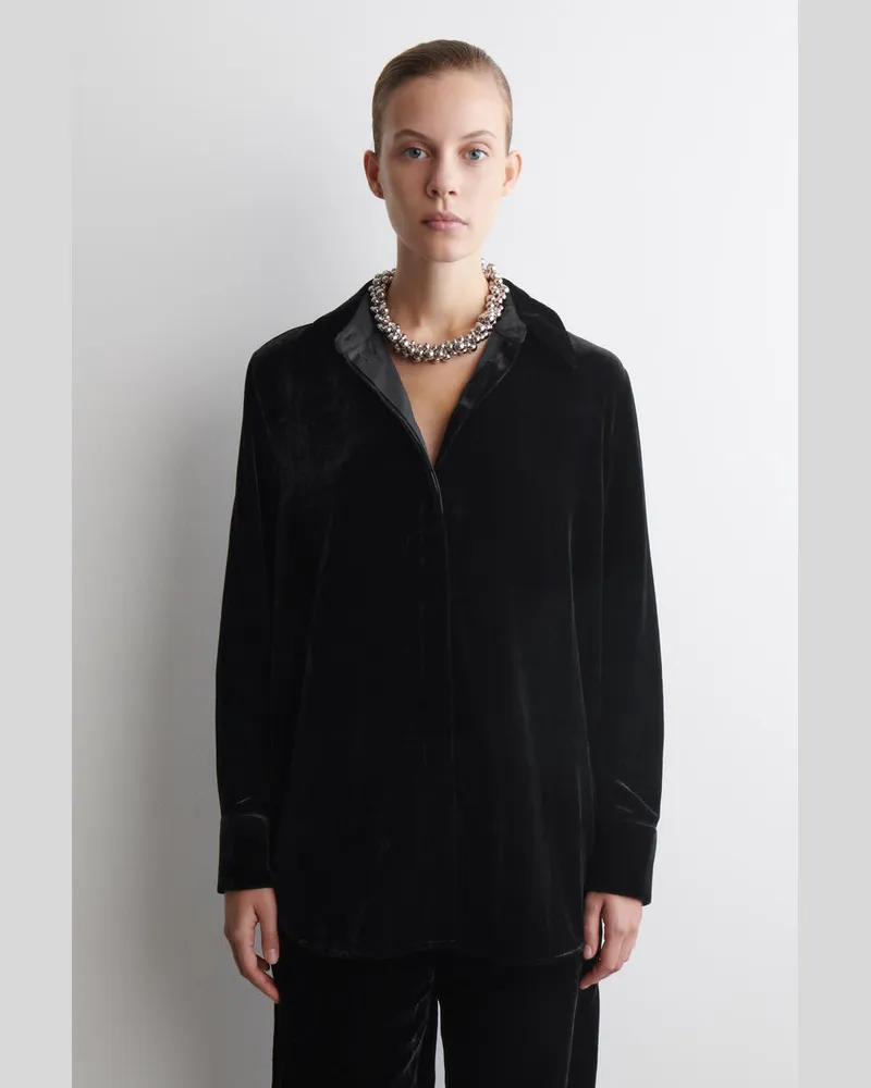 COS Samthemd Schwarz