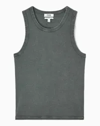 Cos Schmal Geschnittenes Tanktop Mit Acid-Waschung Dunkles