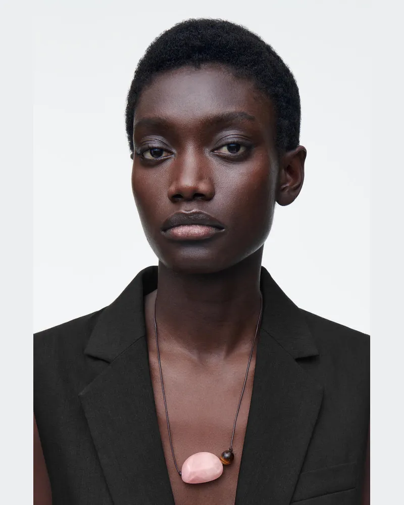 COS Kette Mit Steinanhängern Rosa