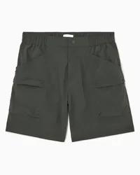 Cos Badeshorts Im Utility-Stil Dunkelgrün