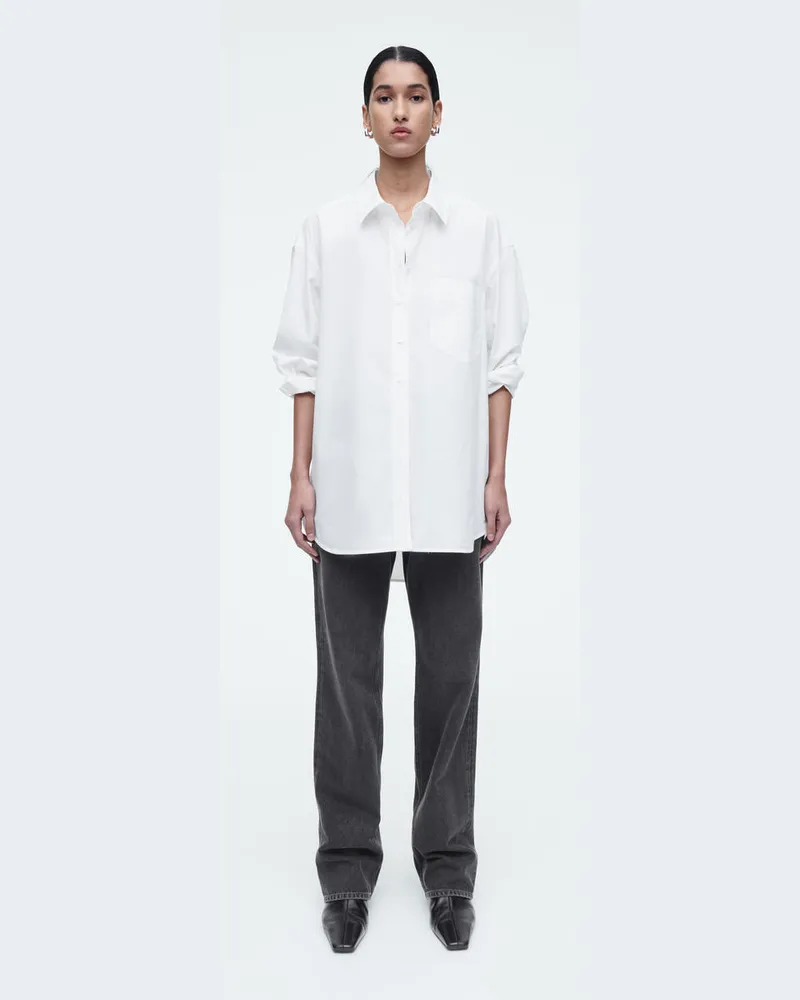 COS Column Jeans Mit Geradem Bein Schwarz