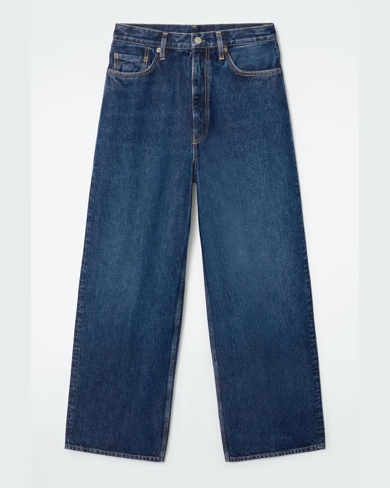 COS Pool Jeans Mit Weitem Bein Blau