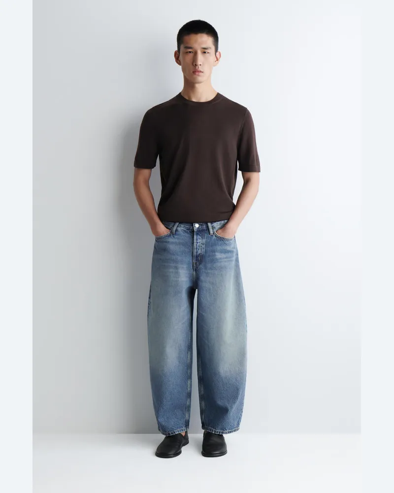 COS Cask Jeans Mit Barrel-Bein Blau