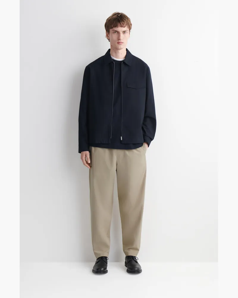 COS Schmal Zulaufende Baumwollhose Beige