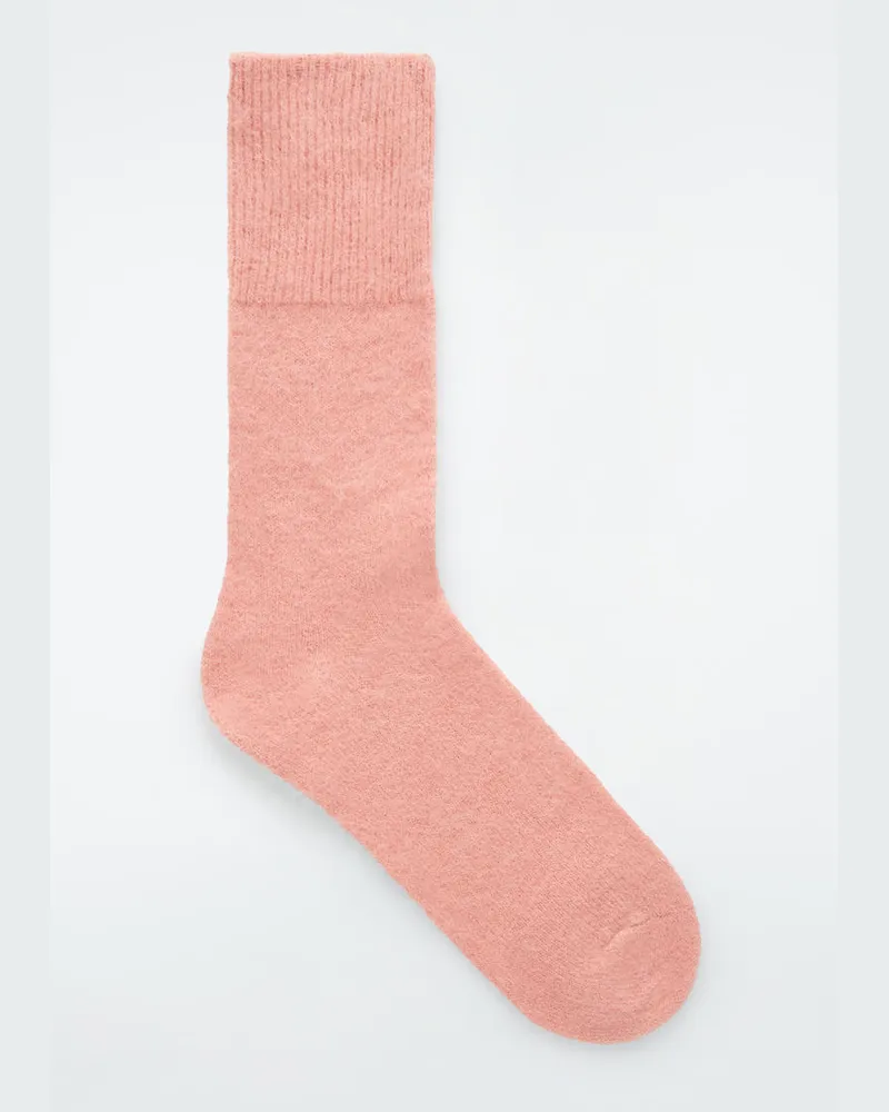 COS Knöchelsocken Aus Alpaka-Mix Orange