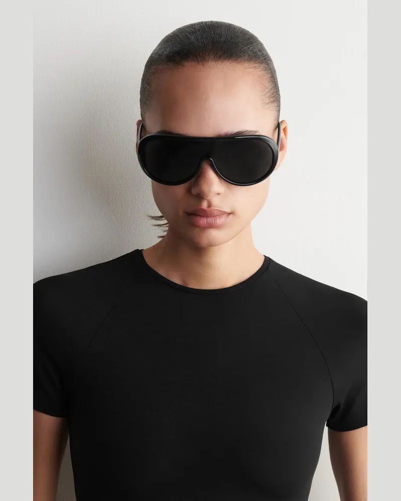 COS Piloten-Sonnenbrille In Oversized-Passform Schwarz