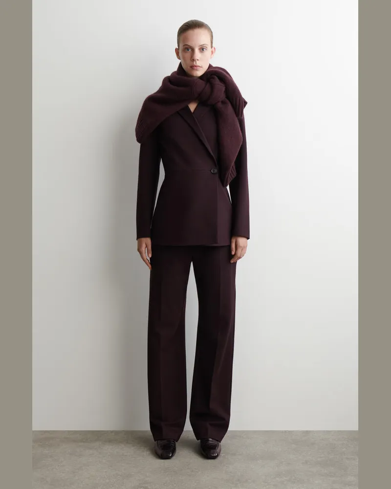 COS Elegante Hose Mit Geradem Bein Rot