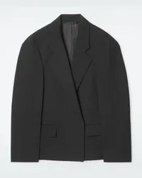 COS Oversized-Blazer Mit Markanter Schulterpartie Schwarz