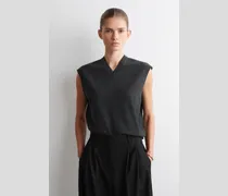 Strickpullunder Aus Merinowolle Mit V-Ausschnitt