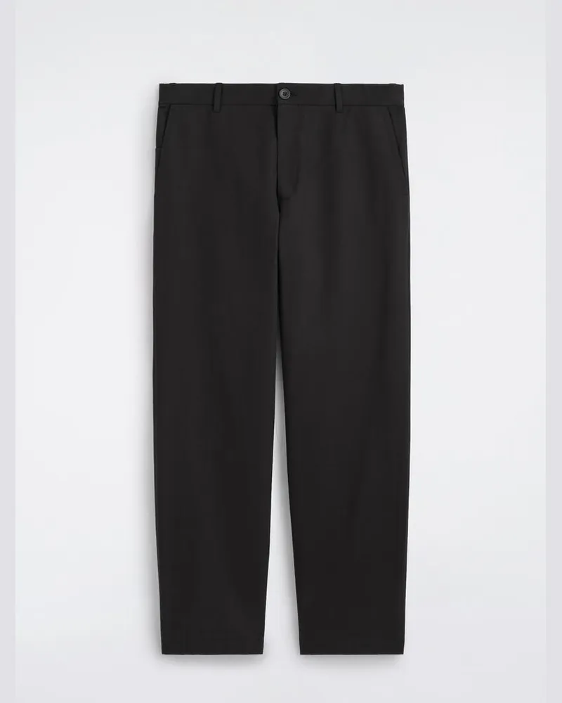 COS Chinohose Aus Baumwolle Mit Geradem Bein Schwarz