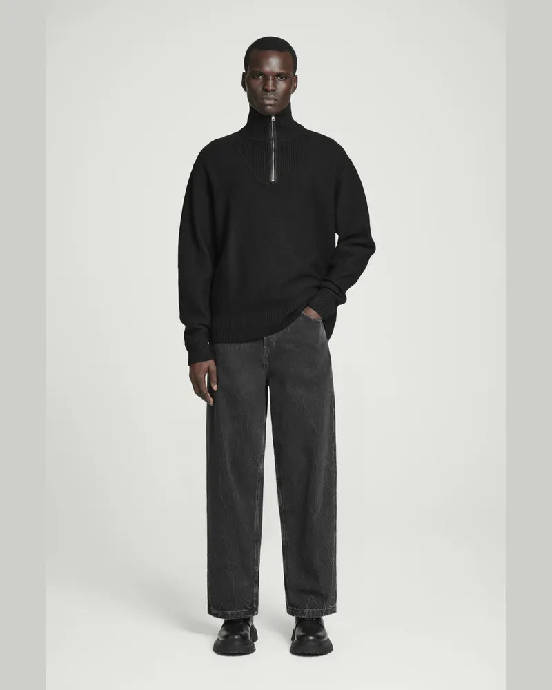 COS Dome Jeans Mit Geradem Bein Schwarz