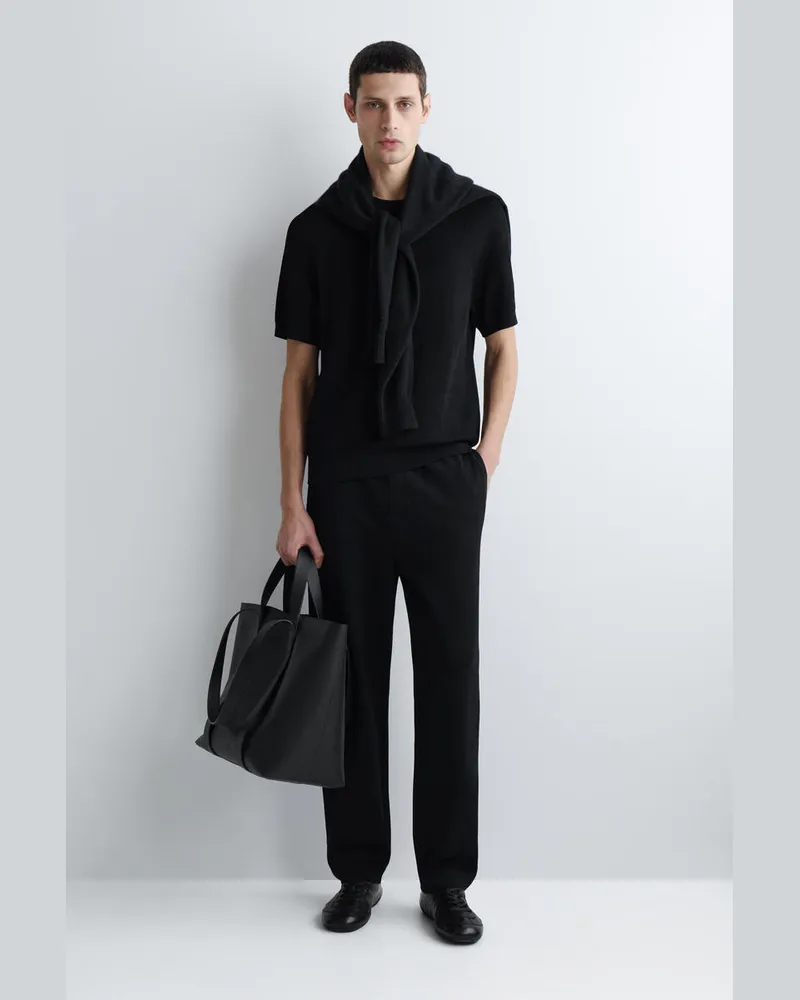 COS Jogginghose Mit Geradem Bein Und Normaler Passform Schwarz