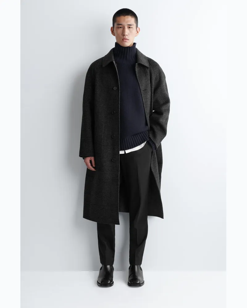 COS Schmale Hose Aus Wolle Schwarz