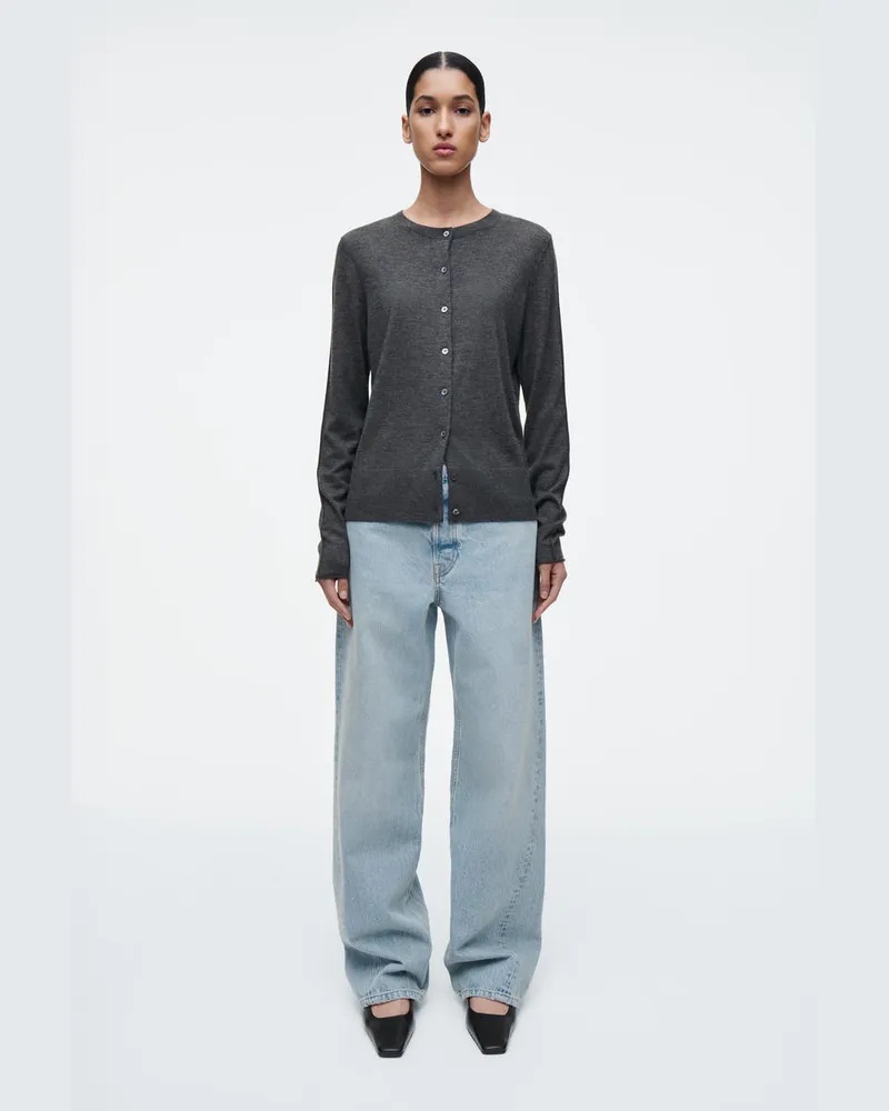 COS Facade Jeans Mit Geradem Bein Blau