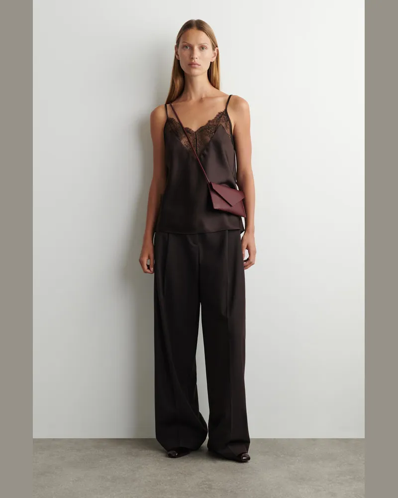 COS Kuverttasche - Leder Rot