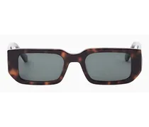 Sonnenbrille Mit Eckigem Rahmen