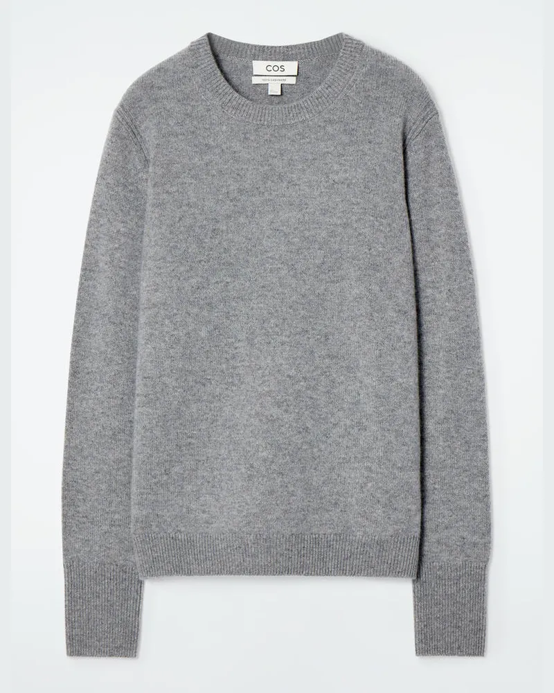 COS Pullover Aus Kaschmir Grau