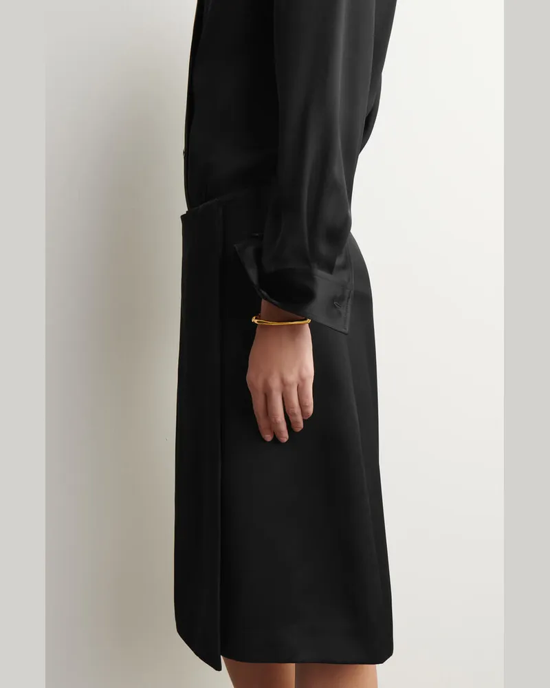 COS Skulpturaler Armreif Goldfarben