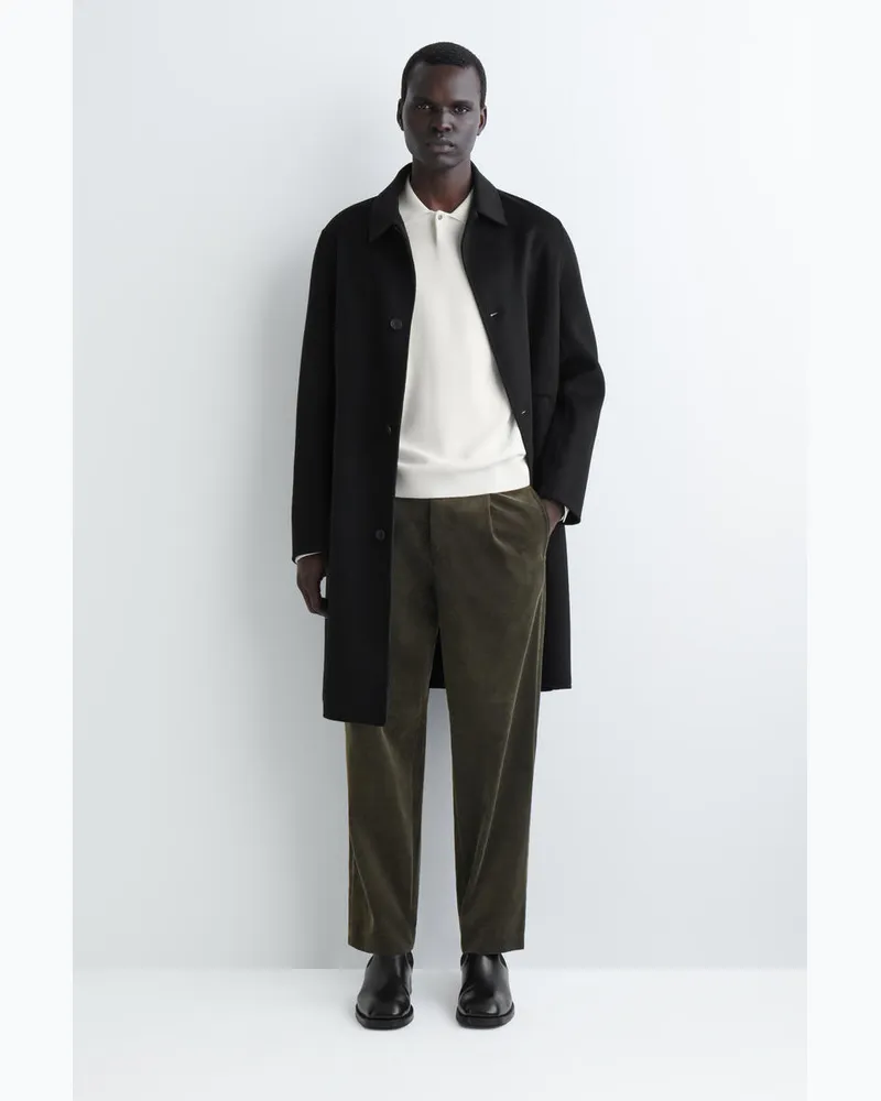 COS Cordhose Mit Geradem Bein Und Falten Grün