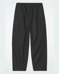 COS Baumwollhose Mit Barrel-Bein Schwarz