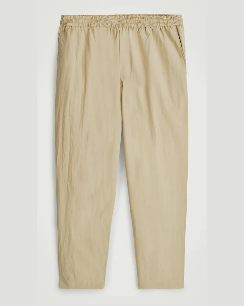 COS Schmal Zulaufende Baumwollhose Beige
