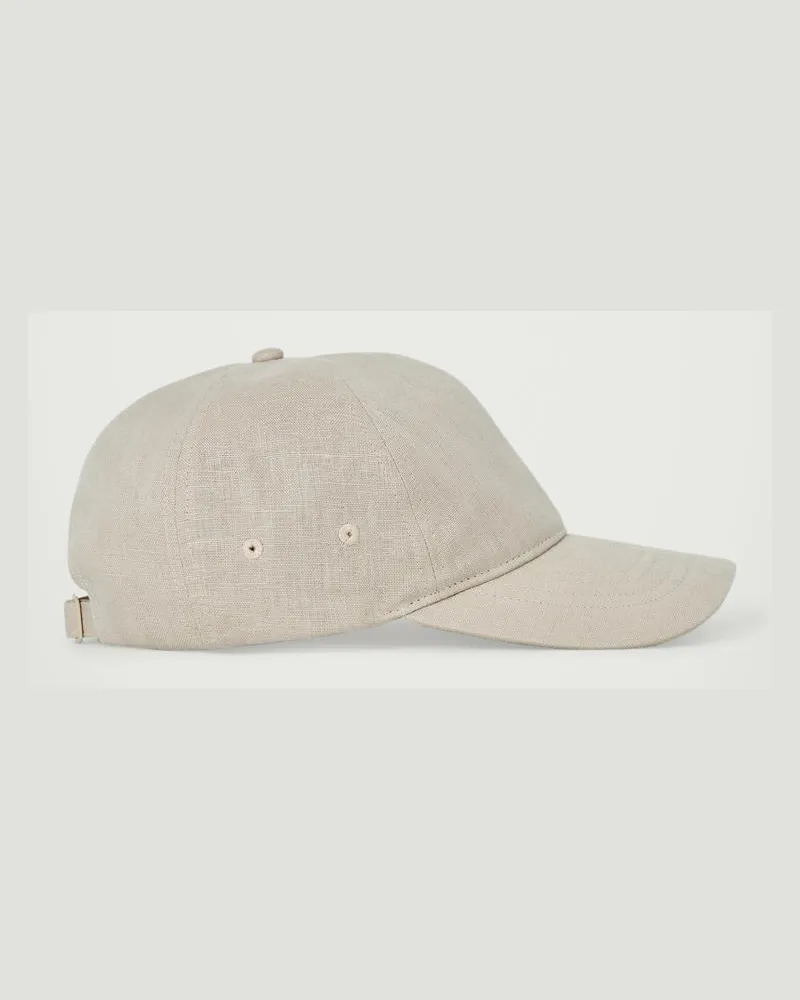 COS Basecap Aus Leinen Beige