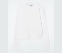 Schlichtes Langarmshirt Mit Normaler Passform