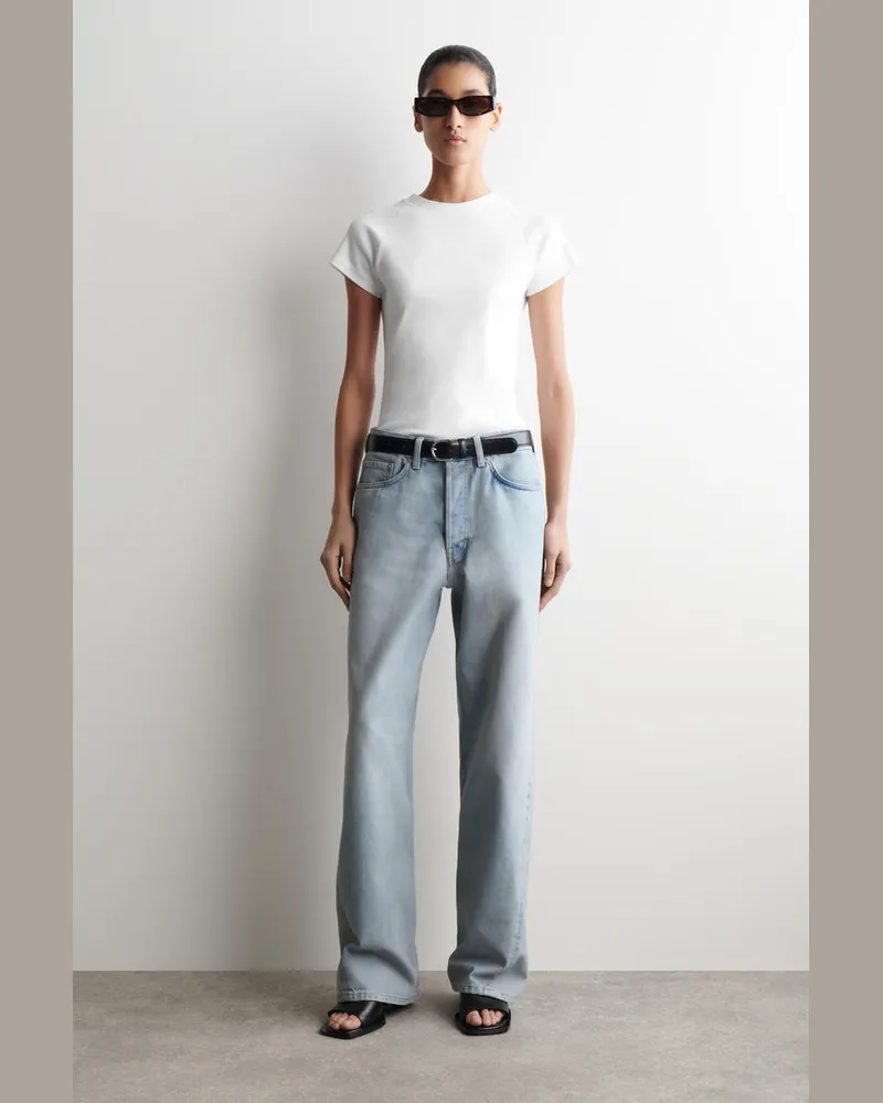 COS Facade Jeans Mit Geradem Bein Blau