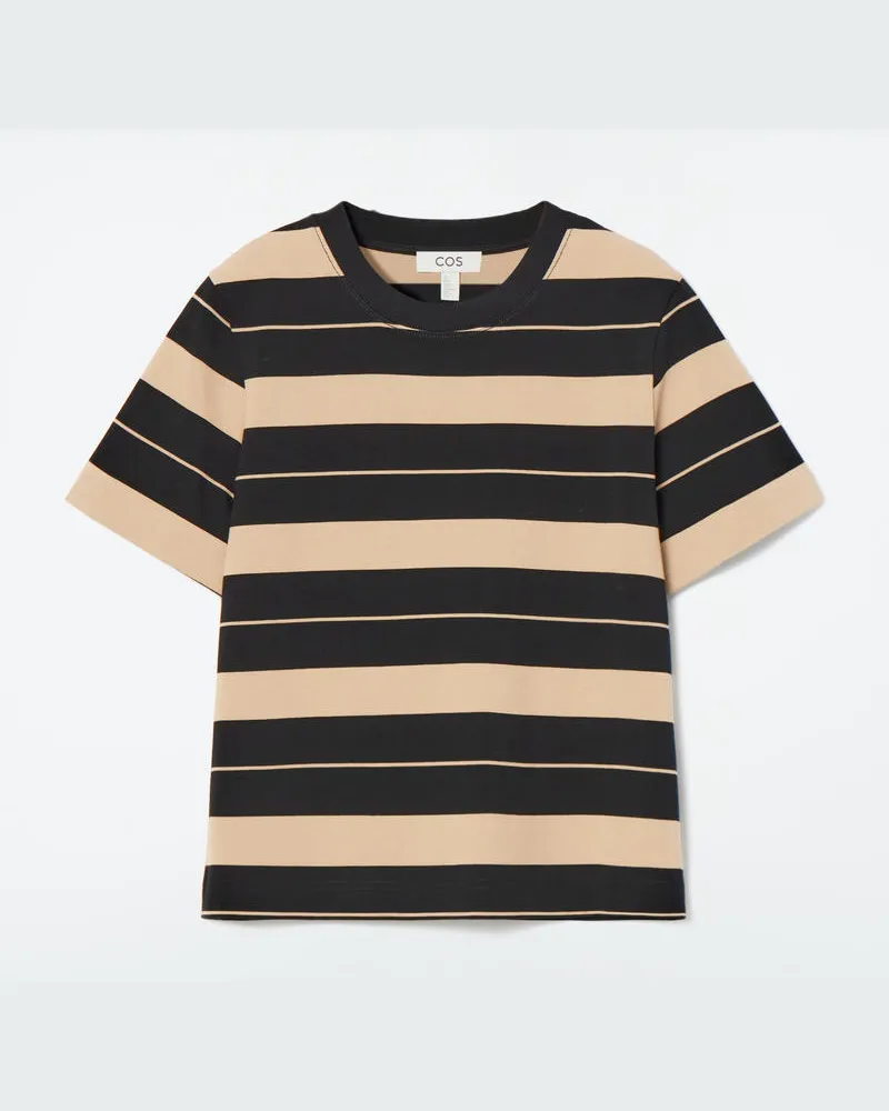 COS Schlichtes T-Shirt Mit Normaler Passform Beige