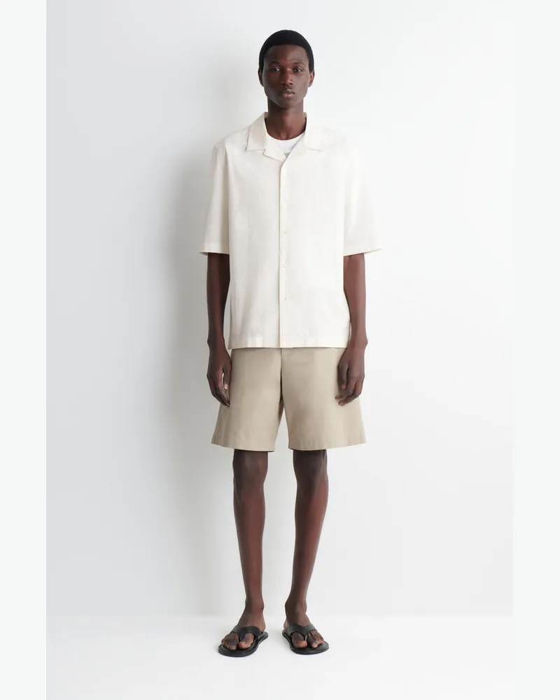 COS Chinoshorts Aus Baumwolle Mit Geradem Bein Beige