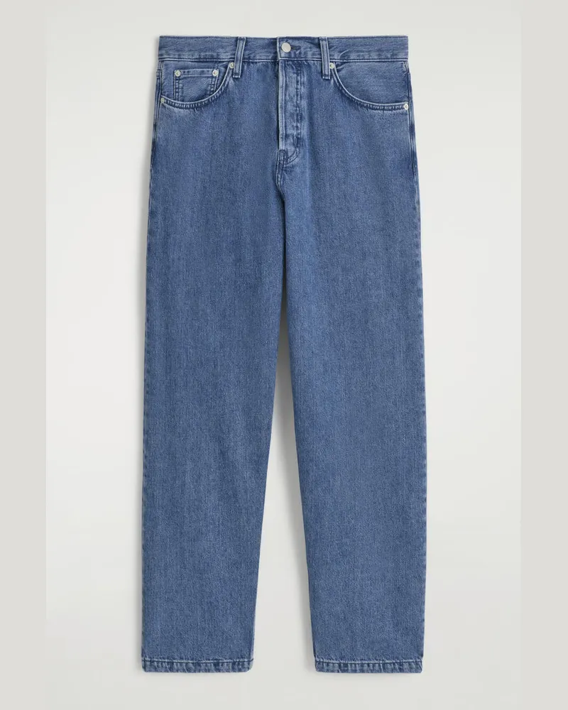 COS Dome Jeans Mit Geradem Bein Blau