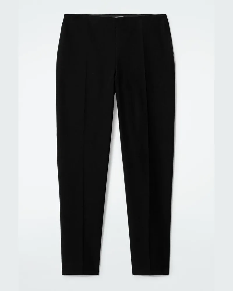 COS Verkürzte Hose Mit Schmalem Bein Schwarz