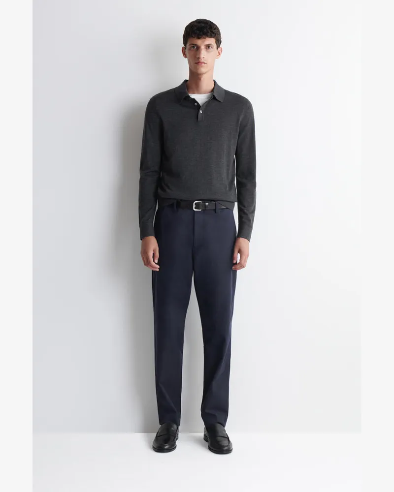 COS Schmale Hose Aus Baumwoll-Mix Mit Geradem Bein Blau