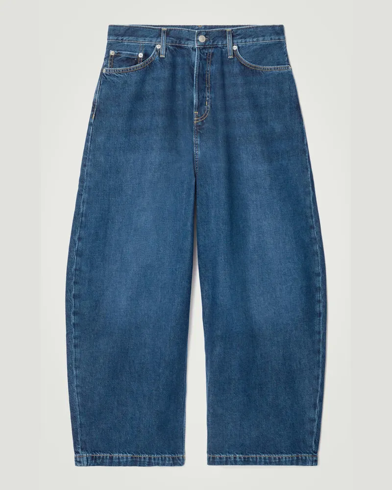 COS Cask Jeans Mit Barrel-Bein Blau