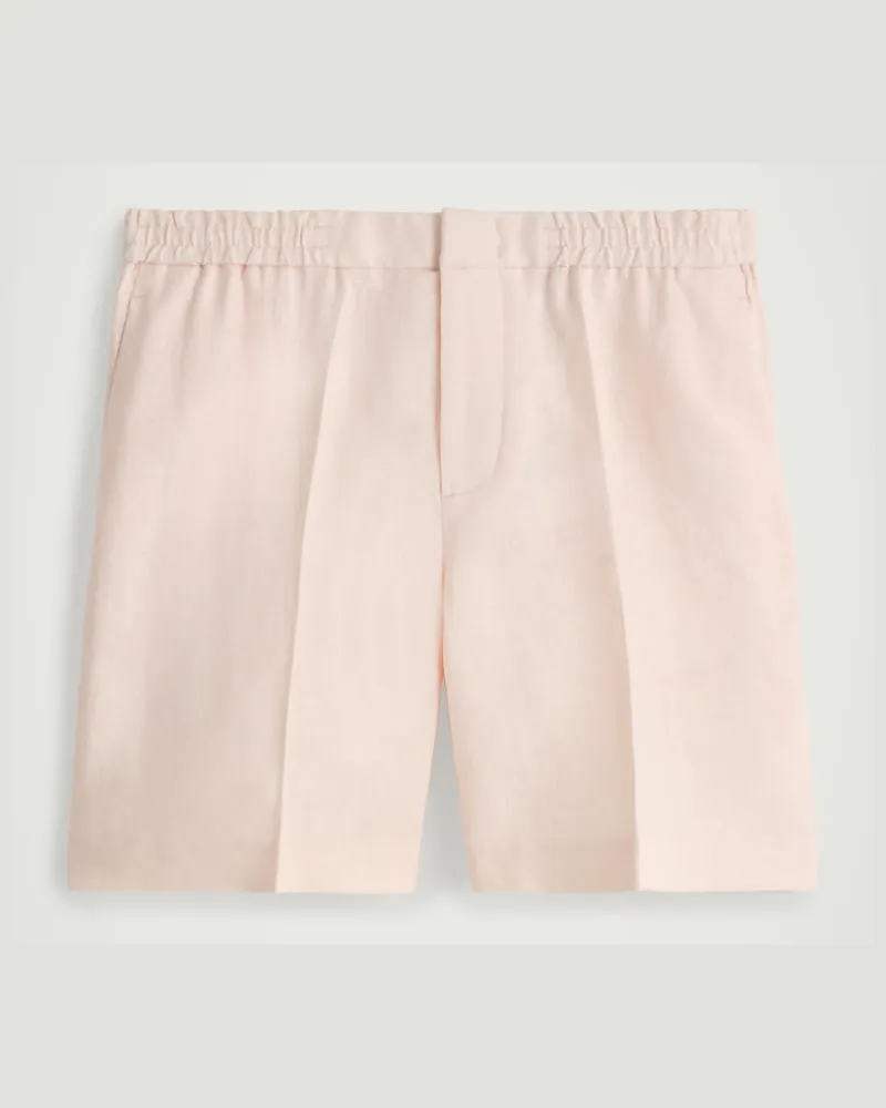 COS Leinenshorts Mit Elastischem Bund Orange