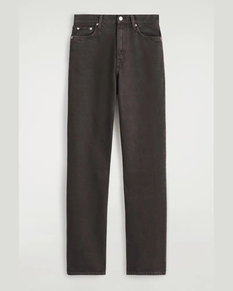 COS Chord Jeans Mit Geradem Bein Braun
