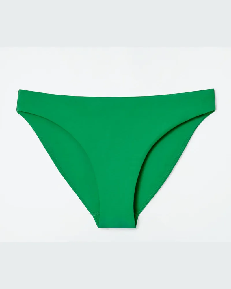 COS Klassische Bikinihose Grün