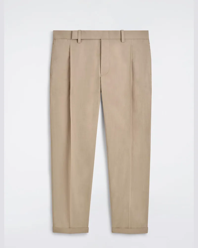 COS Baumwollhose Mit Geradem Bein Beige