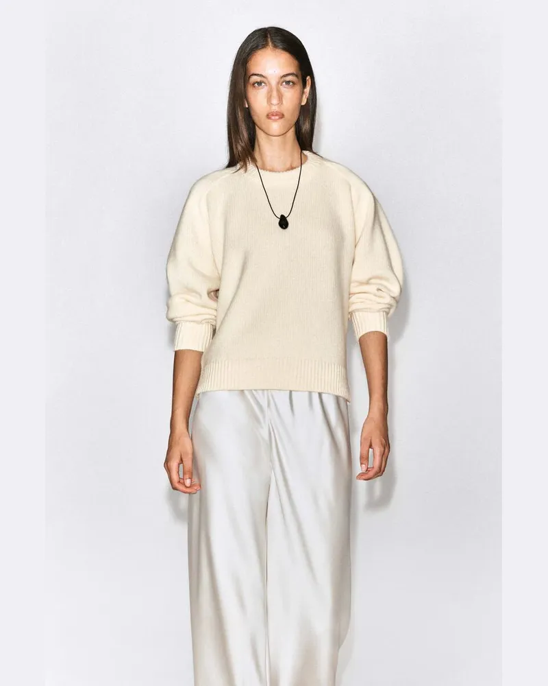 COS Pullover Aus Reinem Kaschmir Weiß