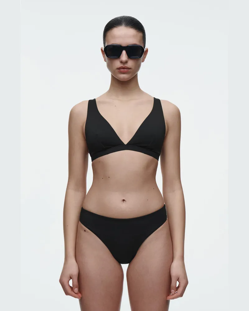 COS Klassische Bikinihose Schwarz