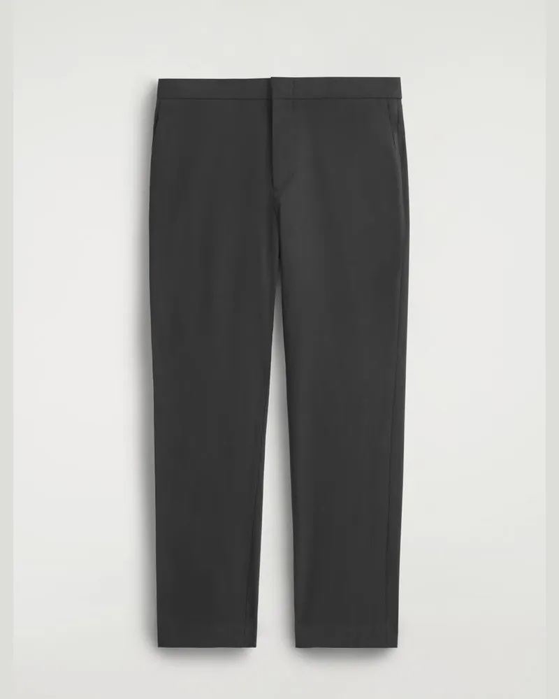 COS Baumwollhose Mit Schmalem Bein Schwarz